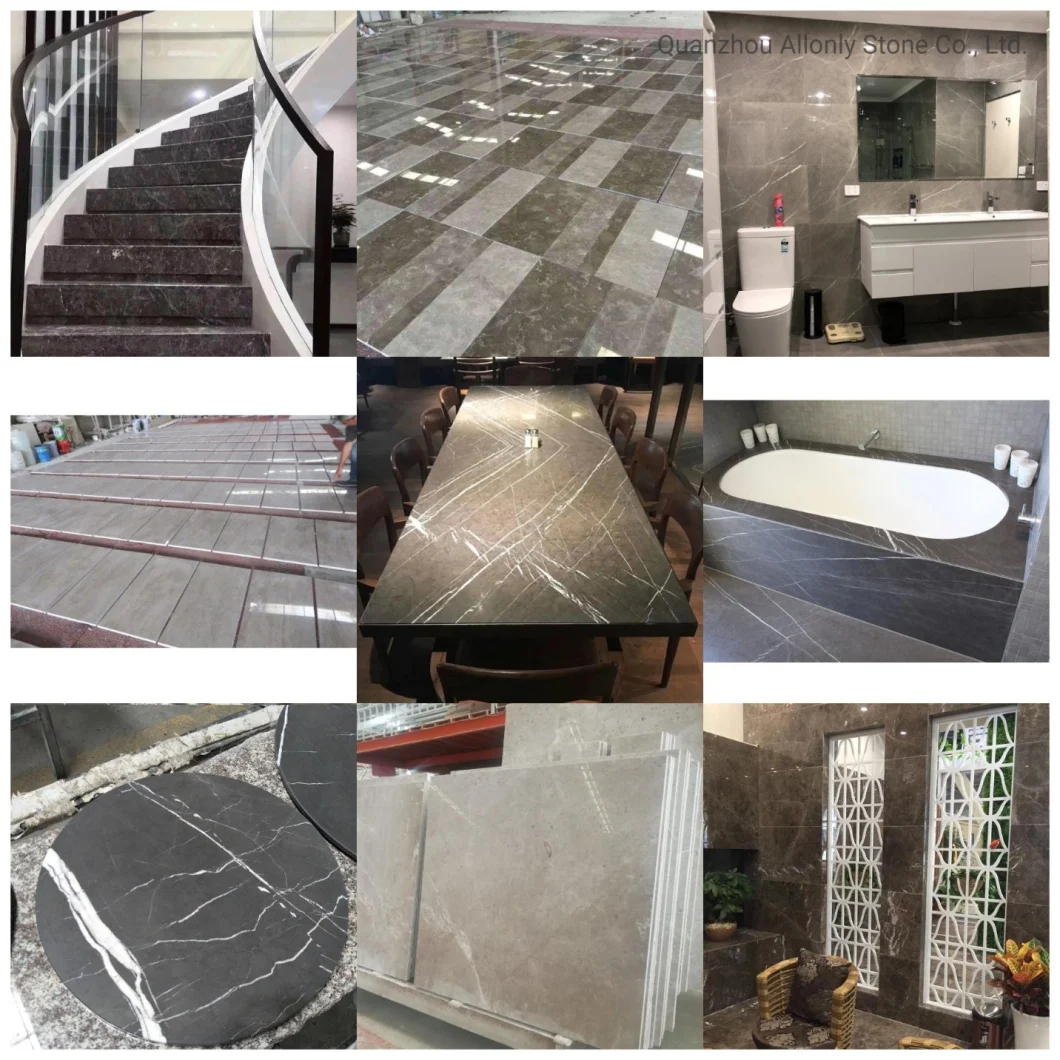 Kinds of Marble Cut Size to Floor/Wall/Countertop/Vanity Top/Mosaic/Stair Decoration for Commercial Project, Hotel, Villa