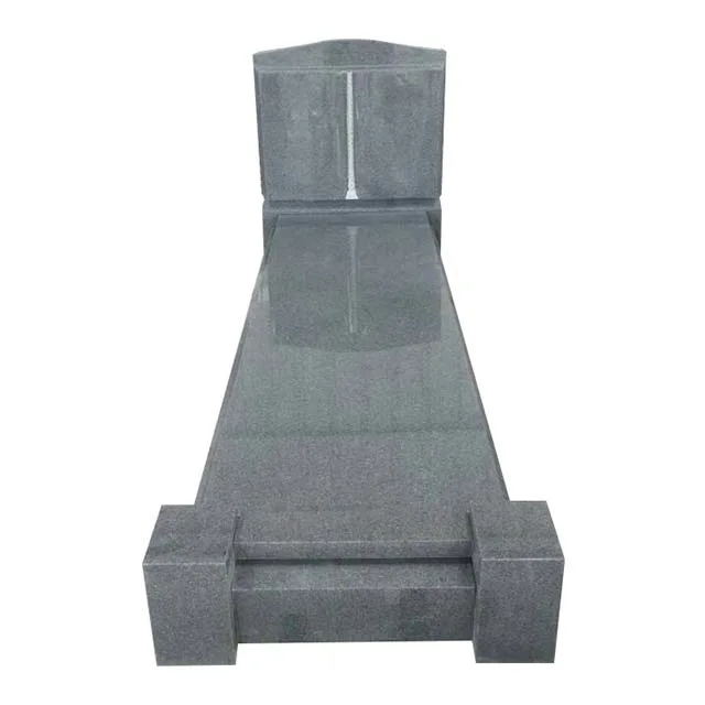 China Grey Granite Headstone Bible Kerb Gravestone